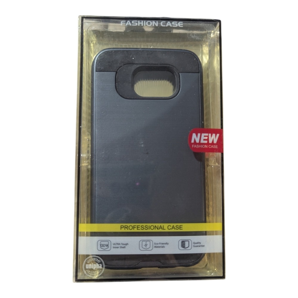 W6. Unipha Professional Fashion Case For Samsung Galaxy S6 - Black